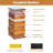 10-Frame Complete Beehive Kit, Wax Coated Bee Hives , Includes 2 Deep Box and 1 Medium Bee Box-272620424