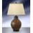 Venezia 28" Coffee Brushstrokes Glass Table Lamp