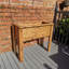 Bulkley Hand Made Rustic Wooden Medium Raised Garden Trough / Flower Bed Planter