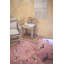 Hand Tufted Cotton Floral Area Rug in Canyon Rose/Dark Green