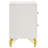 Chesney White 2-drawer Nightstand Bedside Table