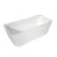 Baignoire de trempage autoportante en acrylique solide 67 po. X 32 po.