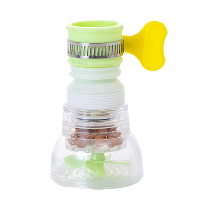 Faucet Filter 360 Degree Rotation Removable Splash-proof Sturdy Sink Water Tap Nozzle Filter
