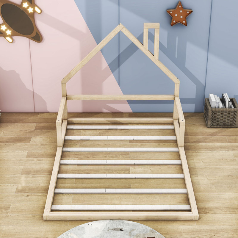 Inglesbatch Platform Bed, Full, Natural