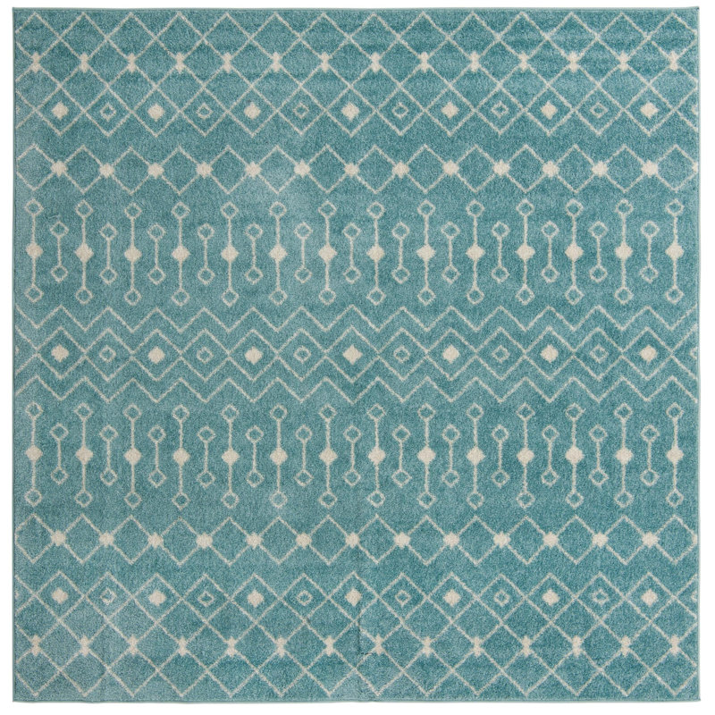 Abstract Indoor Rug, Square 7'10"