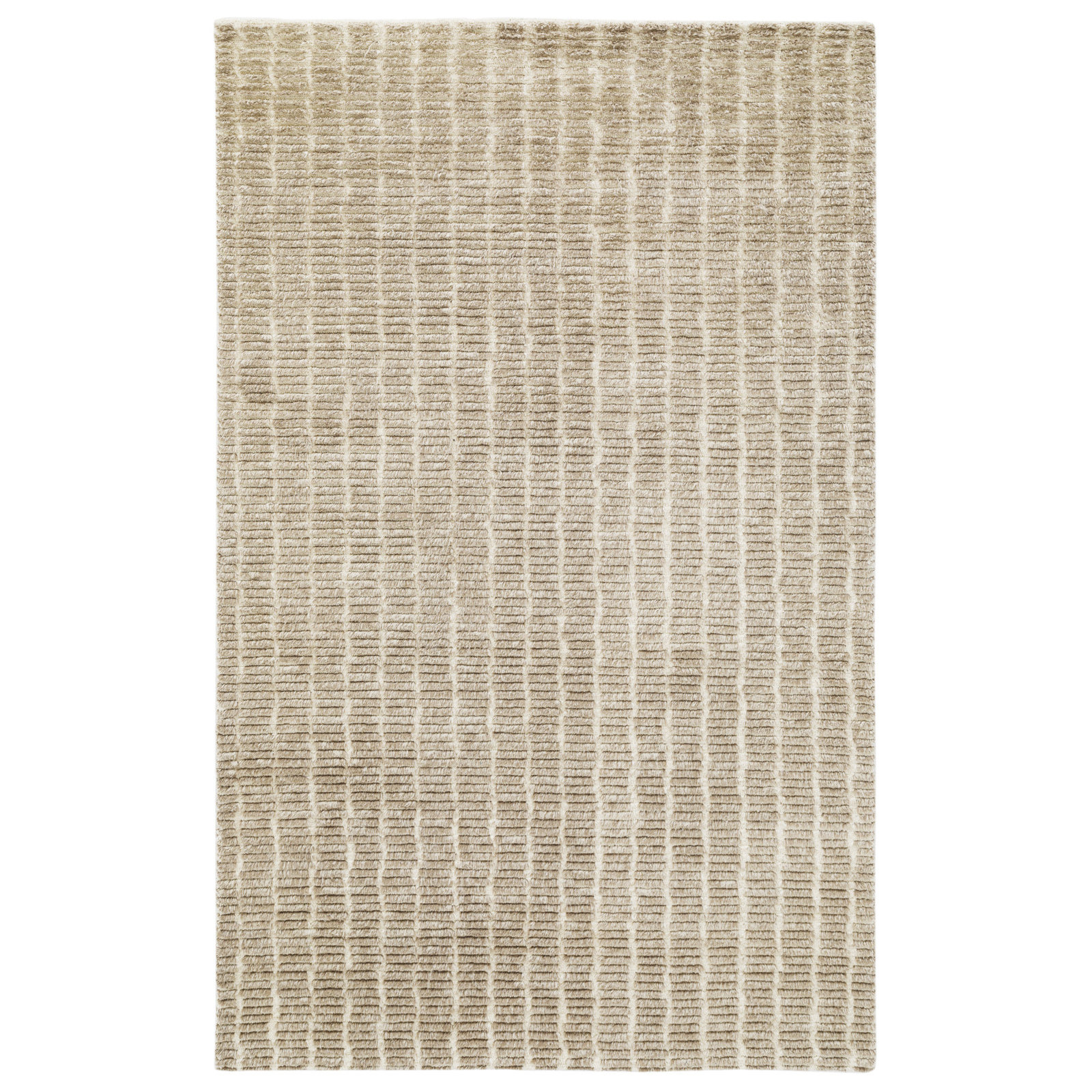 Debra Hand-Tufted Striped Wool Rug, Rectangle 5' x 8'