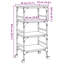 Susanville Metal Bar Cart-2035697692