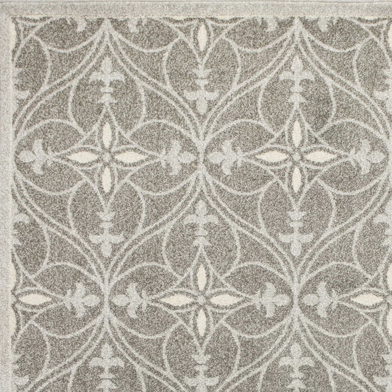 Tapis gris Glennys, Rectangle 1 pi 11 po x 3 pi 9 po