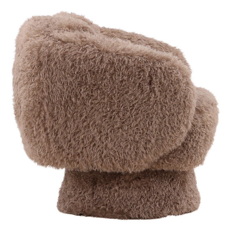 Mariam Swivel Chair, Taupe