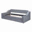 Lit de jour rembourré avec accoudoirs de rangement et port USB-1495006353