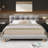 Aspia Upholstered Cookie-Shaped Platform Bed-274645169