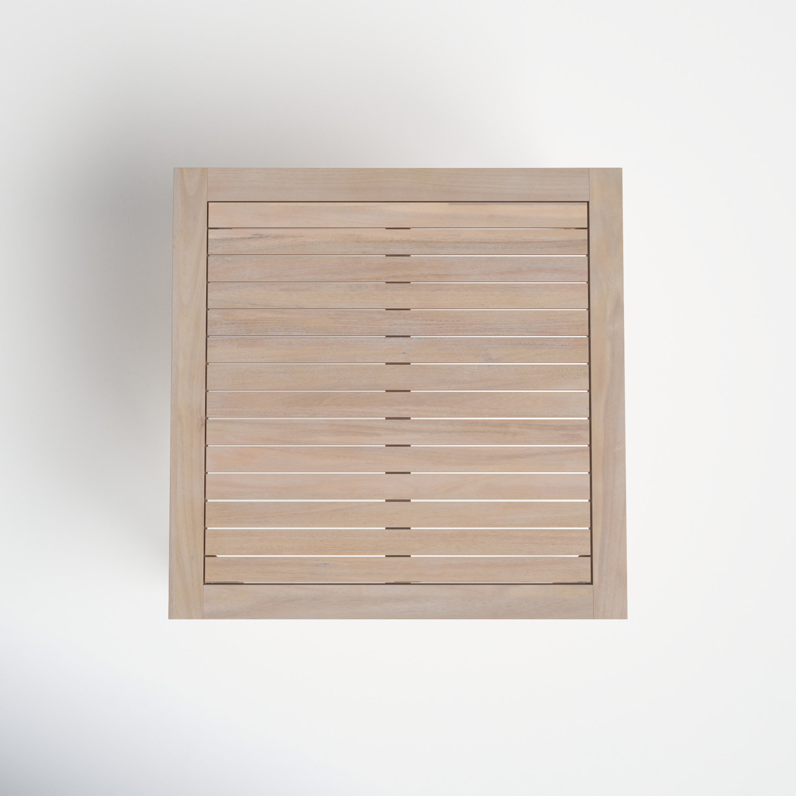 Amina Outdoor Acacia Square Coffee Table