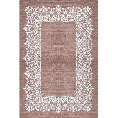 Premium Woven Area Rug, 5.9 x 9.2 Feet | 100% Polyester, 650 g/m² | Antibacterial, Non-Slip PVC Dot Underside, 0.3 in Pile Height | Machine Washable, 3D Digital Printing | Perfect for Living Room & Bedroom Decor