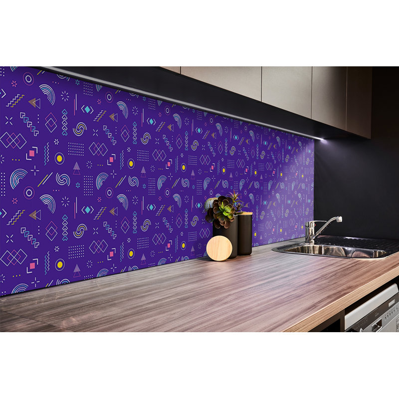 Wall Stickers Self Adhesive Vinyl Splashback 39,37x19,68 Inch Wall Tiles Tile Peel and Stick Sticker