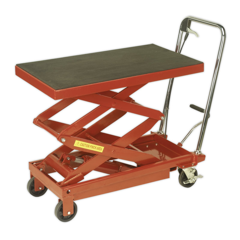 Shannen 51cm H x 104cm W x 55cm D 400kg Hydraulic Platform Trolley