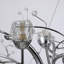 Lustre 12 branches en forme d'arbre à intensité variable Moseley