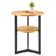 2-Tier Small Side End Table with Metal Frame