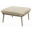 Repose-pieds d'extérieur carré de 28 po avec coussin épais 28 po