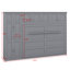 Grand lit escamotable mural avec armoires