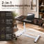 Adjustable Height Iron Computer Desk-1095355130