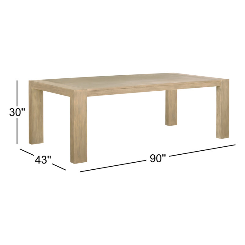 Messina Solid Wood Dining Table