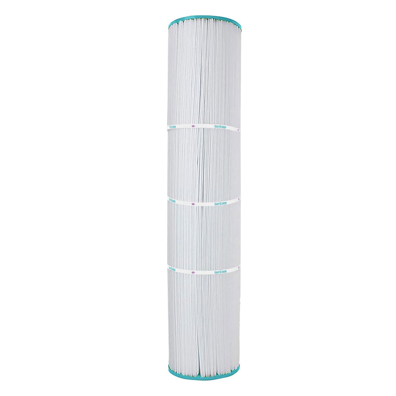 Hurricane Advanced Filter Cartridge for Unicel C-4995 and Pleatco PCAL100, White (4 Pack), 5" H x 5" W x 23.63" D