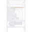 Lit mezzanine simple avec bibliothèque, tiroirs, bureau et garde-robe envoûtants - Construit pour plus de 6 ans - Combinaisons essentielles: structure stable-373127498