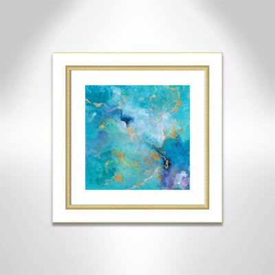 Golden Edge I - Picture Frame Painting