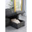 Lucca 84" Dark Gray Linen Reversible Sleeper Sectional Sofa With Storage Chaise-1484953631-1484953629