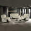 Fauteuil inclinable Romilly, crème