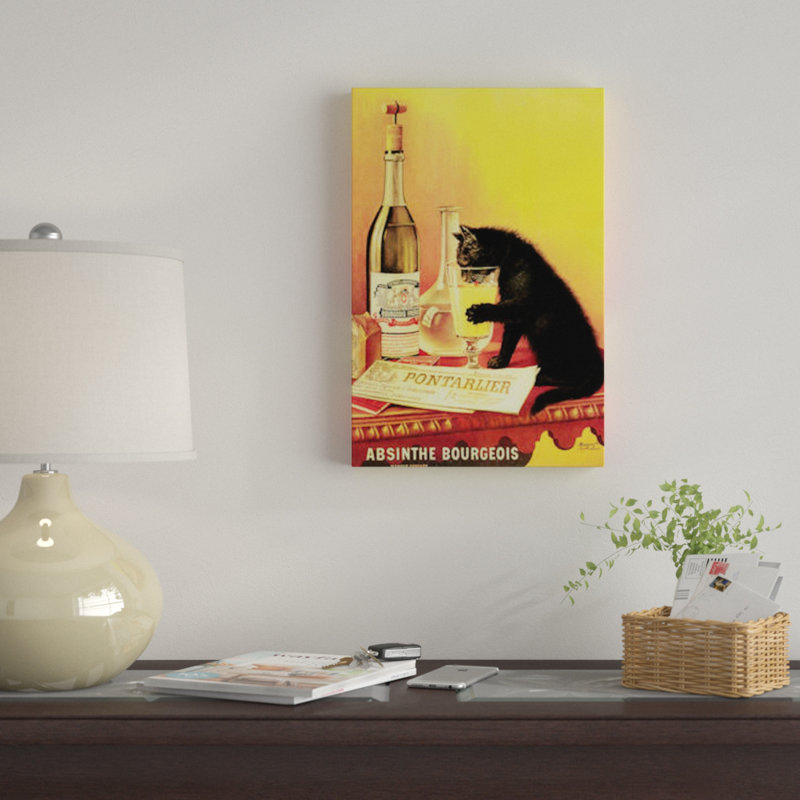Absinthe bourgeoise - Impression sur toile, H 26 po x l 18 po x P 1,5 po