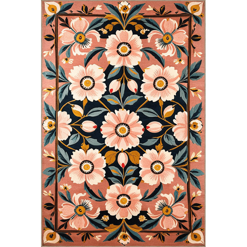 Tapis décoratif floral Paris, Tapis de couloir 3 pi 3,37 po x 9 pi 10,11 po
