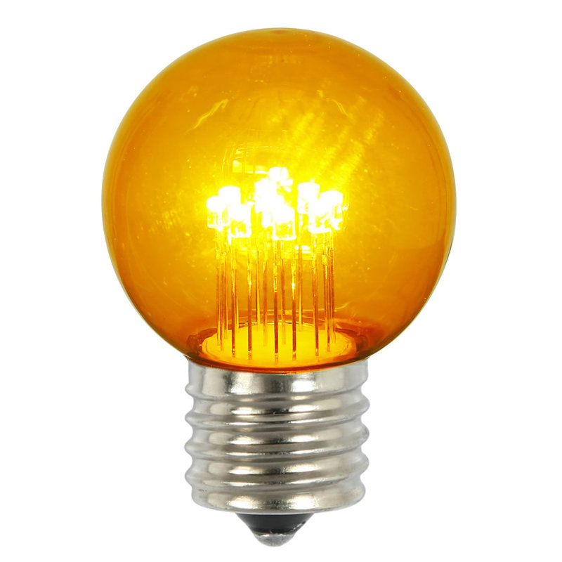 Ampoule DEL ambrée E26 Bonin 60 watts