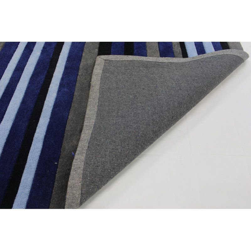 Isabel Striped Hand Woven Area Rug, Rectangle 120 x 170cm