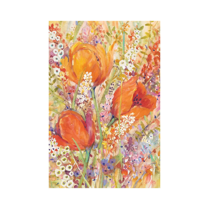 «Spring Bloom I» par Timothy O 'Toole - peinture sur toile tendue, H 26 po x l 18 po x 1,5 po