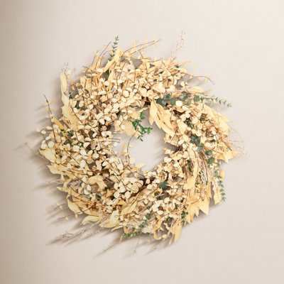 24" Handcrafted Eucalyptus Thanksgiving Wreath