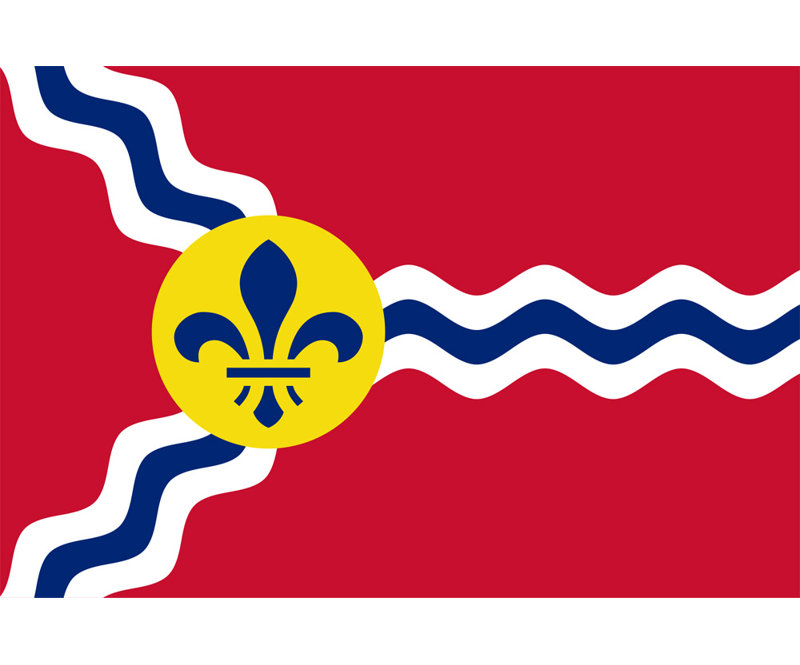 St. Louis, Missouri, 12" H x 18" W