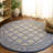 Roseta Hand Hooked Wool Pile Geometric Rug-22210893