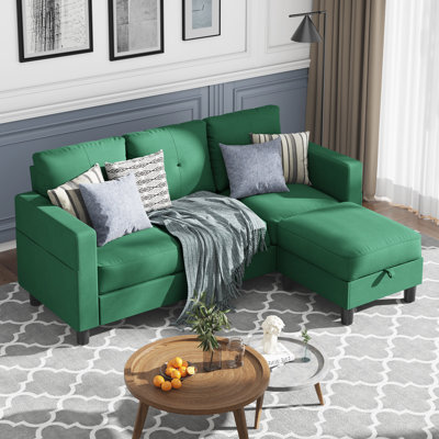 Degnan 76.4'' Upholstered Sofa Chaise