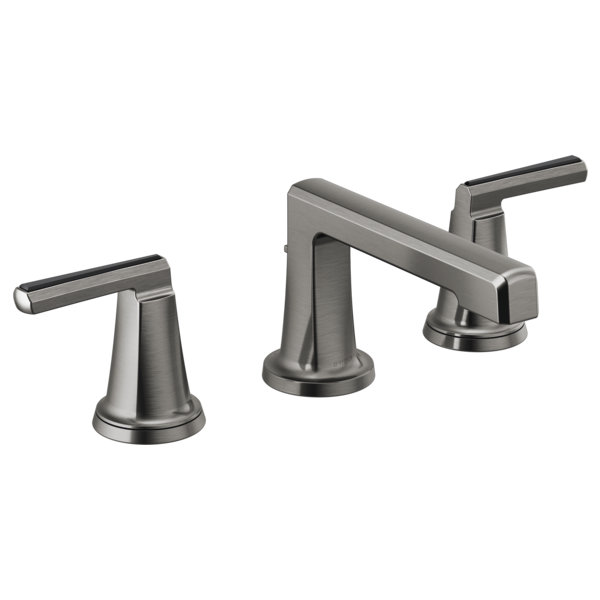 Levoir® Two-Handle Wall Mount Lavatory Faucet, Luxe Gold, Low Lever Handle, 1.5