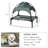 Pet Bed Elevated Dog Bed Outdoor Dog Cot