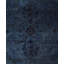 Overdyed Hand-Knotted Wool Modern-Contemporary Black Area Rug 8' 1" x 10' 5"