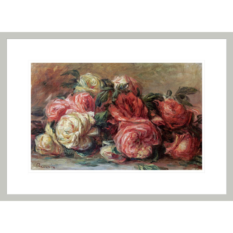 «Discarded Roses» par Pierre-Auguste Renoir, impression giclée encadrée, 15,75 po H x 21,75 po L