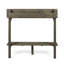 Table de bar en bois au fini gris - Rehaussez votre espace extérieur
