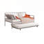 Lit de jour contemporain en métal avec couchette et structure en métal-2084711007