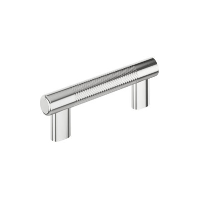Bronx 3 inch or 3-3/4 inch (76mm or 96mm) Center-to-Center Polished Chrome Cabinet Pull