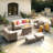 45" Propane Gas Fire Pit Table