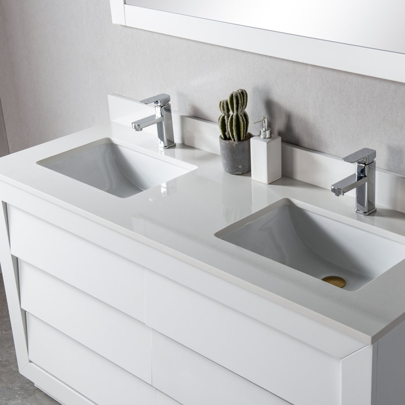 Ensemble de meuble-lavabo double 60 po Jaydence