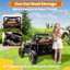 24V Kids Ride On Car UTV Noir, véhicule électrique à piles 2 places pour tout-petits avec télécommande, 4 moteurs, suspension tout-terrain-100651916