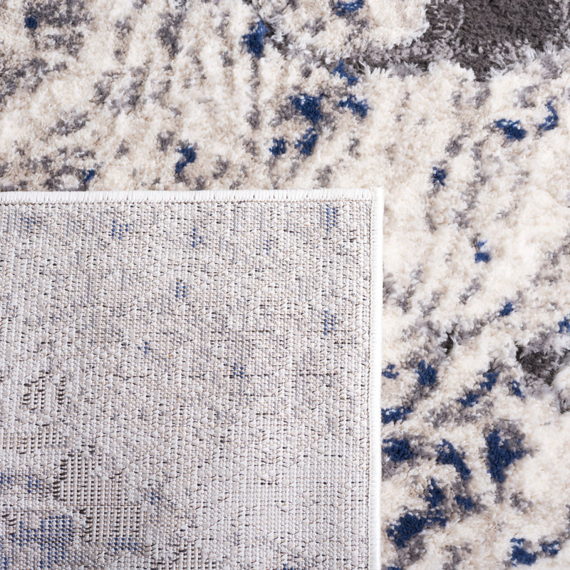 Deylon Performance Abstract Rug, Rectangle 5'3" x 7'7"